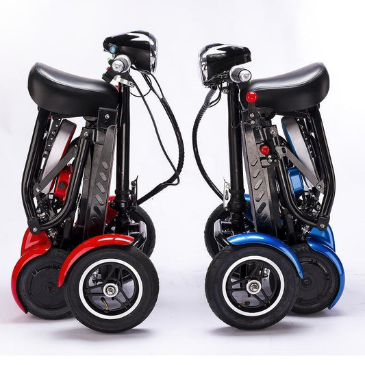 4 wheel folding mobility portable foldable electric scooter perfect travel